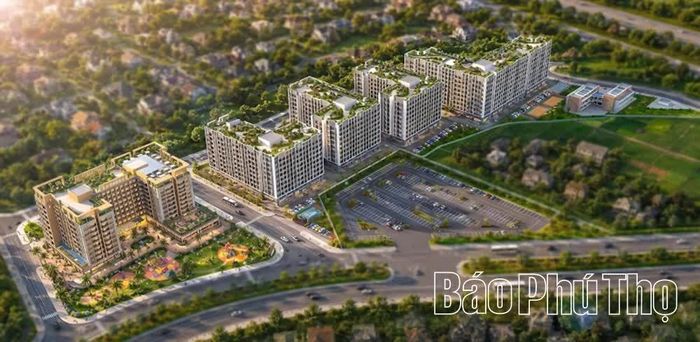 Phối cảnh tổng thể dự án.