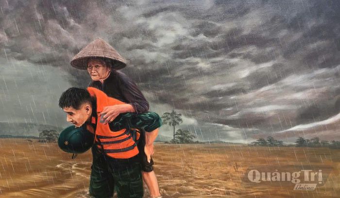 Bút pháp tả thực không chỉ tái hiện vẻ đẹp chân thực của nhân vật mà còn kể câu chuyện đằng sau mỗi nét vẽ - Ảnh: A.T