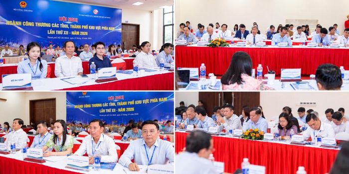 Các đại biểu tham dự Hội nghị ngành Công Thương các tỉnh, thành phố khu vực phía Nam lần thứ XII - năm 2026