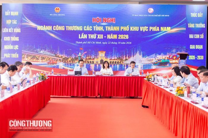 Các đại biểu tham dự Hội nghị ngành Công Thương các tỉnh, thành phố khu vực phía Nam lần thứ XII - năm 2026