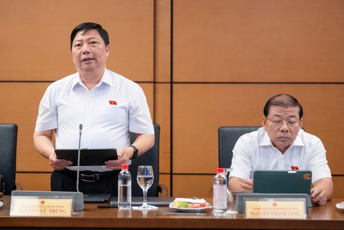 Đại biểu Nguyễn Vũ Trung (Đoàn TP.HCM). Ảnh: Media Quốc hội.