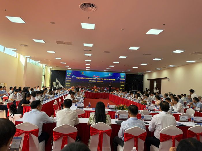 Quang cảnh Hội nghị ngành Công thương các tỉnh, thành phố khu vực phía Nam lần thứ XII năm 2026.