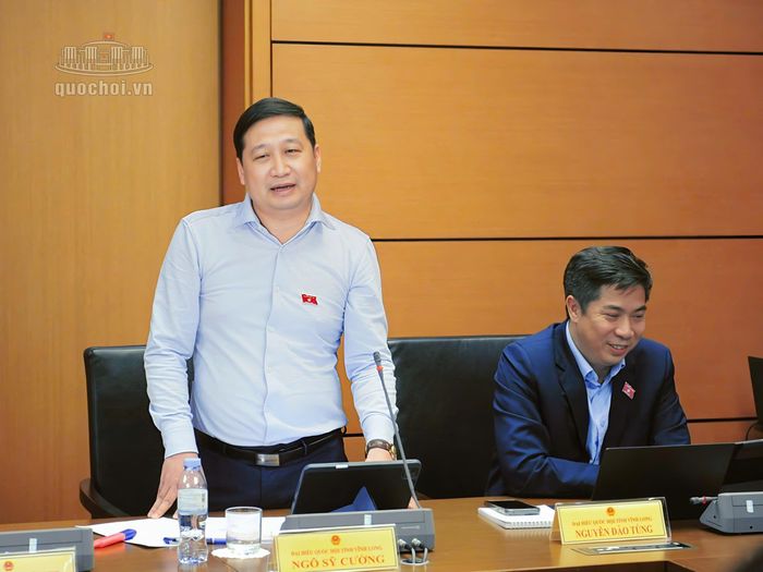 Đại biểu Ngô Sỹ Cương (Đoàn Vĩnh Long). Ảnh: Media Quốc hội.