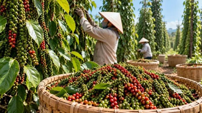 Giá tiêu hôm nay điều chỉnh giảm 500 đồng/kg. Ảnh minh họa