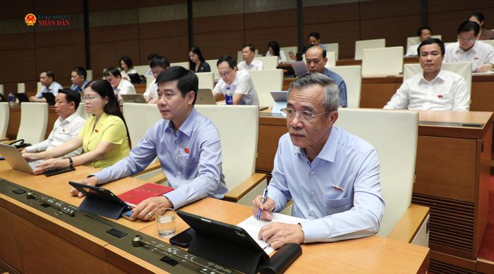 Các đại biểu tham dự phiên họp. Ảnh: Khánh Duy