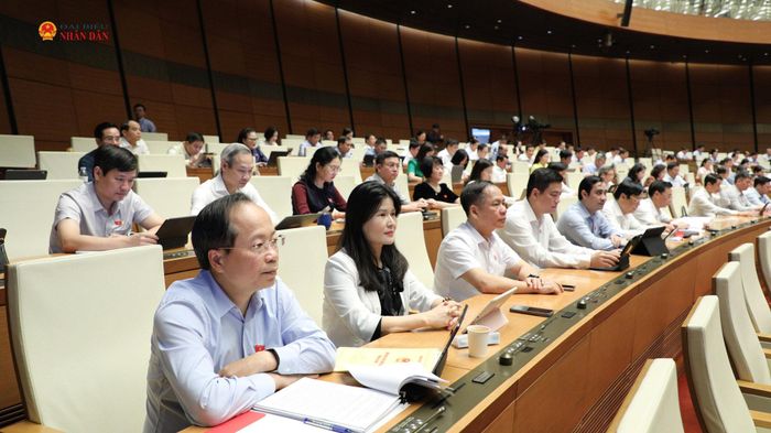 Các đại biểu tham dự phiên họp. Ảnh: Khánh Duy