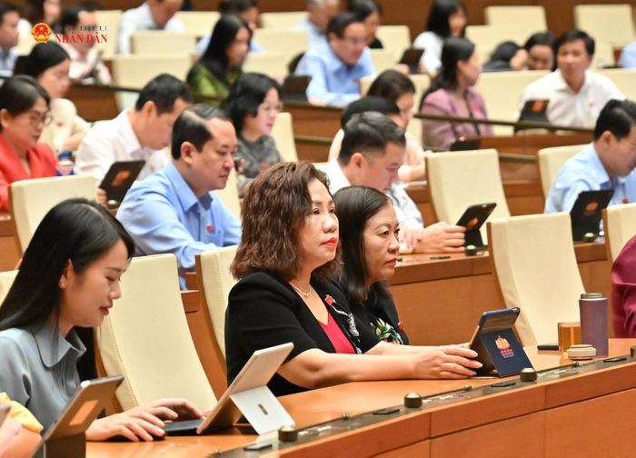 Các đại biểu tham dự phiên họp. Ảnh: Quang Khánh