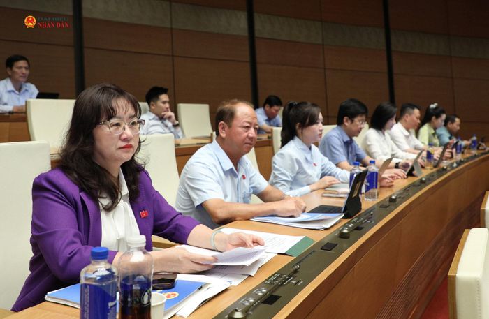 Các đại biểu tham dự phiên họp. Ảnh: Khánh Duy