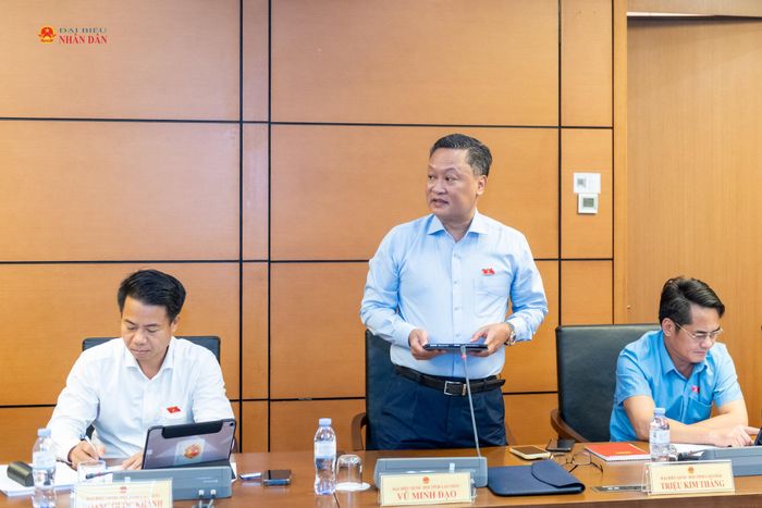 ĐBQH Vũ Minh Đạo (Lai Châu) phát biểu. Ảnh: Mạnh Hưng