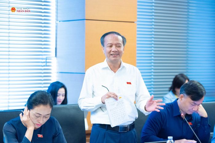 ĐBQH Đinh Ngọc Minh (Cà Mau) phát biểu. Ảnh: Xuân Quý