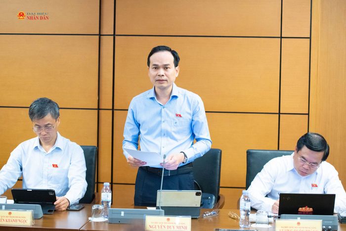 ĐBQH Nguyễn Duy Minh (TP. Đà Nẵng) phát biểu. Ảnh: Xuân Quý