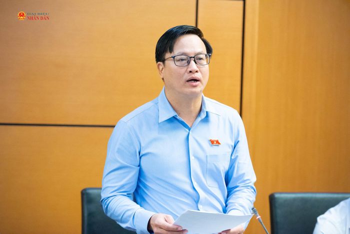 ĐBQH Phan Duy Anh (TP. Đà Nẵng) phát biểu. Ảnh: Xuân Quý
