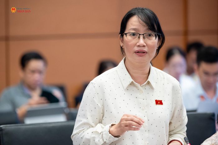 ĐBQH Trần Thị Diệu Thúy (TP. Hồ Chí Minh) phát biểu