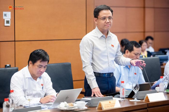 ĐBQH Nguyễn Thế Duy (TP. Hồ Chí Minh) phát biểu
