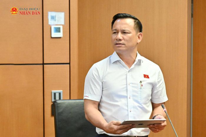 ĐBQH Trần Quang Tâm (Đắk Lắk) phát biểu