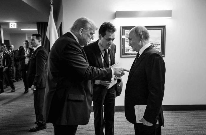 Tổng thống Mỹ Donald Trump và Tổng thống Nga Vladimir Putin gặp nhau hồi tháng 8/2025 tại Anchorage, Alaska. Ảnh: Nhà Trắng