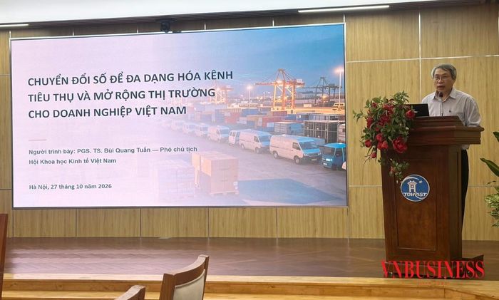 Ông Bùi Quang Tuấn, Phó Chủ tịch Hội Khoa học kinh tế Việt Nam.