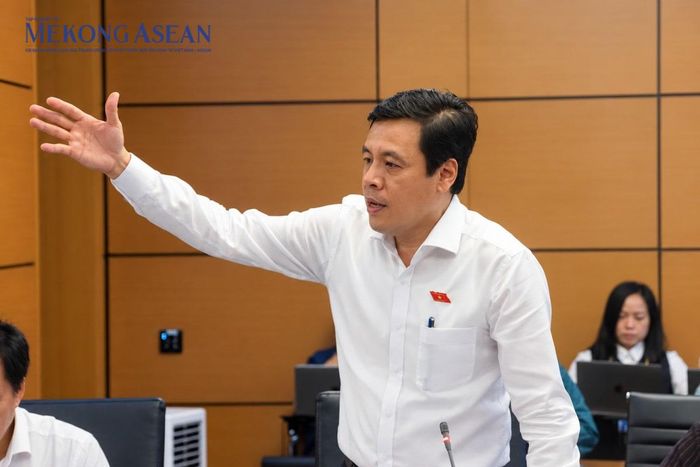 Đại biểu Trần Anh Tuấn - Chủ tịch HĐTV Công ty TNHH MTV Phát triển Công nghiệp Tân Thuận. Ảnh: Đinh Nhung/Mekong ASEAN