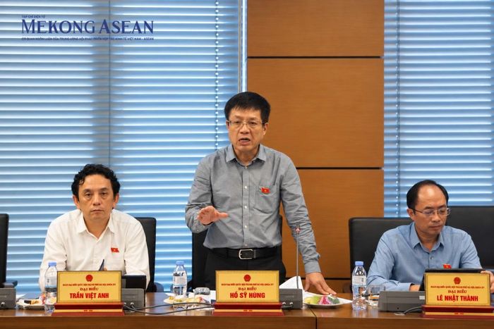 Đại biểu Hồ Sỹ Hùng - Chủ tịch Liên đoàn Thương mại và Công nghiệp Việt Nam (VCCI). Ảnh: Đinh Nhung/Mekong ASEAN