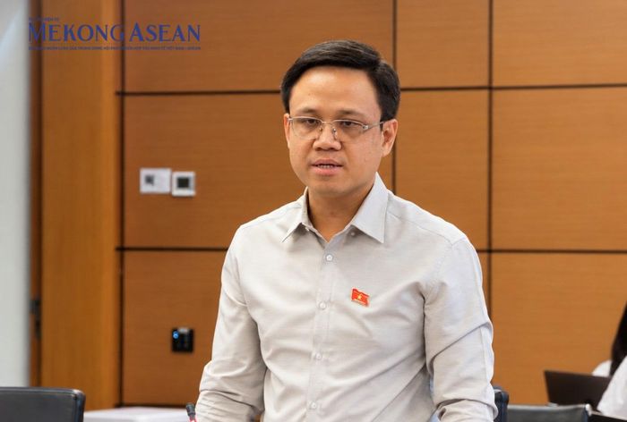 Đại biểu Nguyễn Thế Duy - Phó Chủ tịch HĐQT kiêm Phó tổng giám đốc Tập đoàn Becamex. Ảnh: Đinh Nhung/Mekong ASEAN
