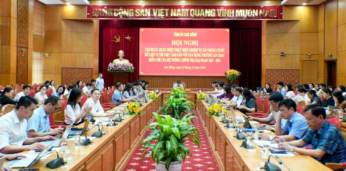 Các đại biểu dự hội nghị tại điểm cầu tỉnh.