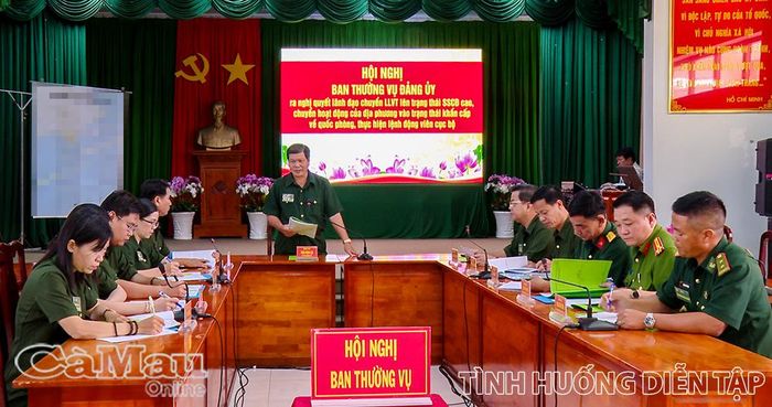 Ban Thường vụ phường quán triệt Chỉ thị của Ban Thường vụ Tỉnh uỷ, ra Nghị quyết lãnh đạo chuyển địa phương vào trạng thái khẩn cấp về quốc phòng.