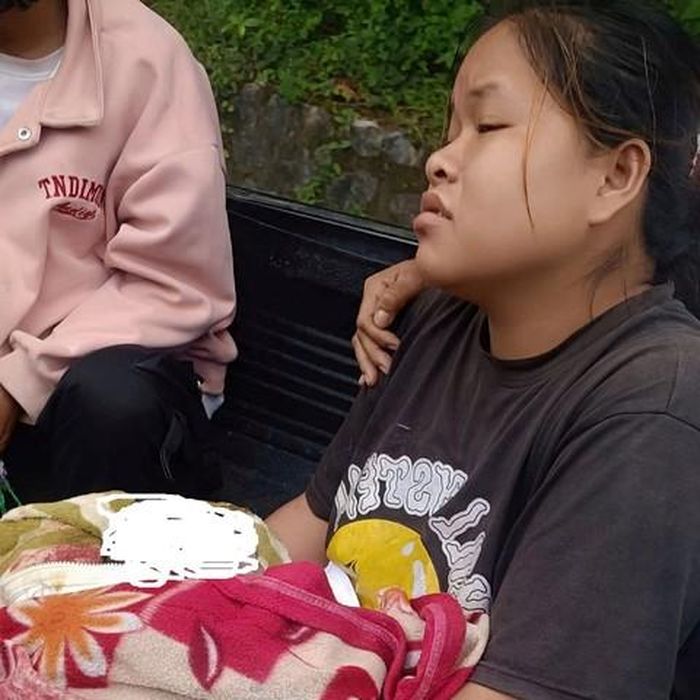 Chị Hồ Thị Lan trong tình trạng cần được hỗ trợ kịp thời về y tế.