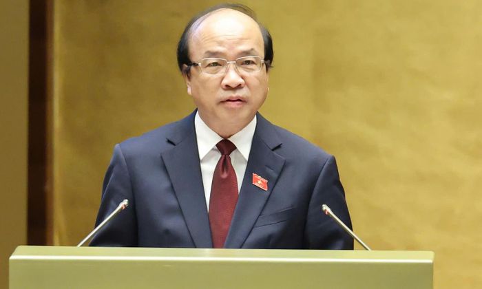 Chủ nhiệm Ủy ban Pháp luật và Tư pháp Phan Chí Hiếu. (Ảnh: Duy Linh)