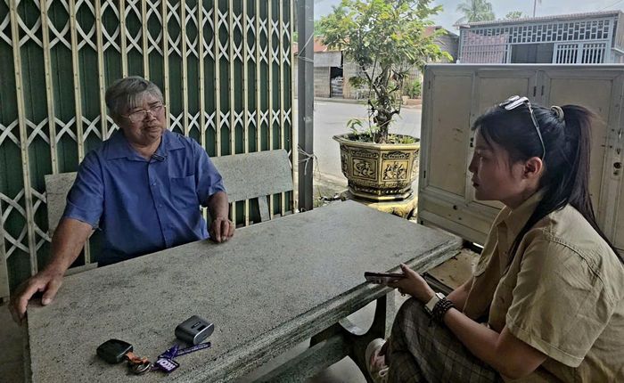 Già làng Y Thơng Kđoh chia sẻ với phóng viên.