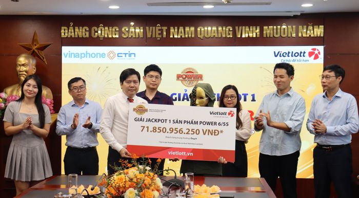 Ông H. trúng gần 72 tỷ đồng. (Ảnh: Đại Việt)