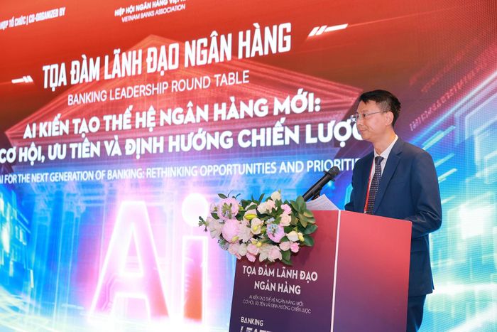 Ông Lê Anh Dũng, Phó Vụ trưởng Vụ Thanh toán, Ngân hàng Nhà nước Việt Nam phát biểu tại Tọa đàm. Ảnh: BTC