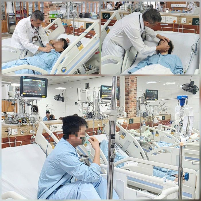 Các bệnh nhân đang được theo dõi sát để điều trị kịp thời tại Trung tâm Chống độc. Ảnh: Nguyên Hà.
