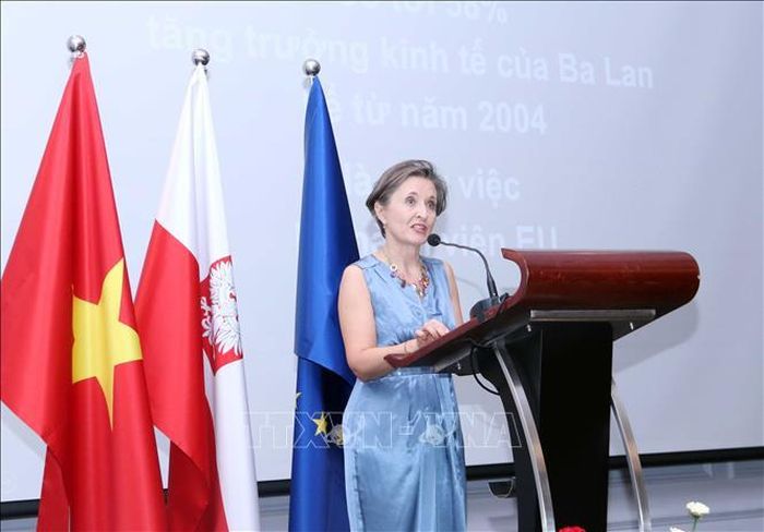Đại sứ quán Ba Lan tại Việt Nam tổ chức Lễ kỷ niệm 235 năm ngày Hiến pháp Ba Lan vào tháng 5-2026. Ảnh: TTXVN