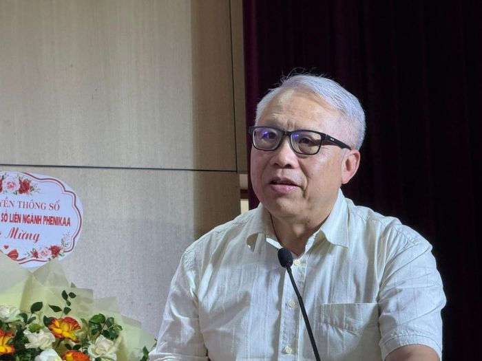 GS Liangwen Kuo, Viện Truyền thông và Phương tiện truyền thông, Đại học Giao thông Thượng Hải, Tổng Biên tập Tạp chí Emerging Media. Ảnh: Kiều Thoan Thu