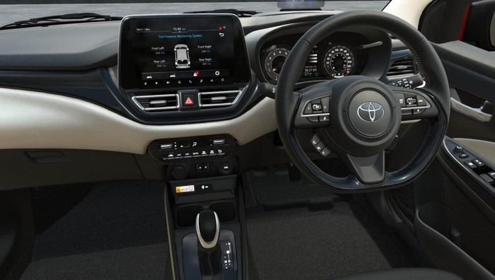 Nội thất của Toyota Glanza. Ảnh: Tổng hợp