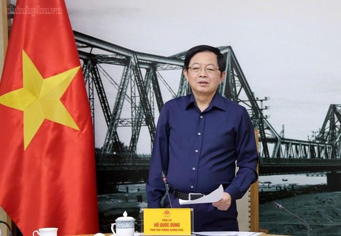 Phó Thủ tướng Hồ Quốc Dũng phát biểu kết luận cuộc họp. Ảnh: chinhphu.vn/Gia Huy