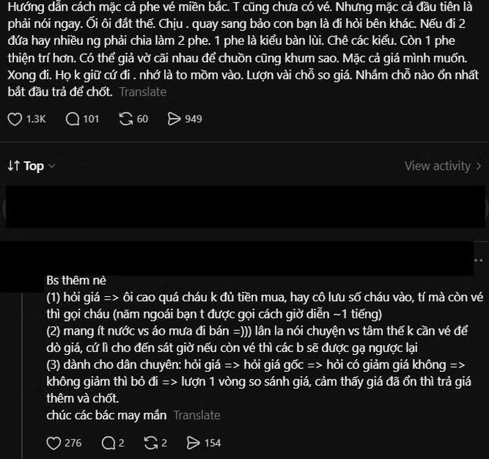Fan chia sẻ bí kíp "ép giá" phe vé.