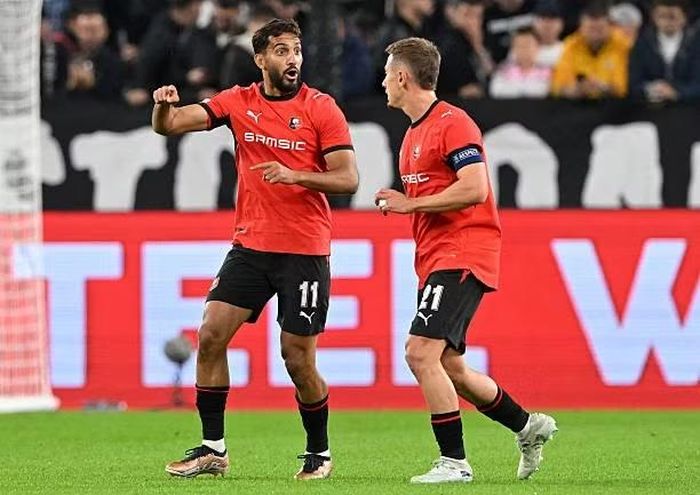 Moussa Al - Tamaari là hạt nhân quan trọng trong lối chơi của Rennes (Ảnh: Getty Images)