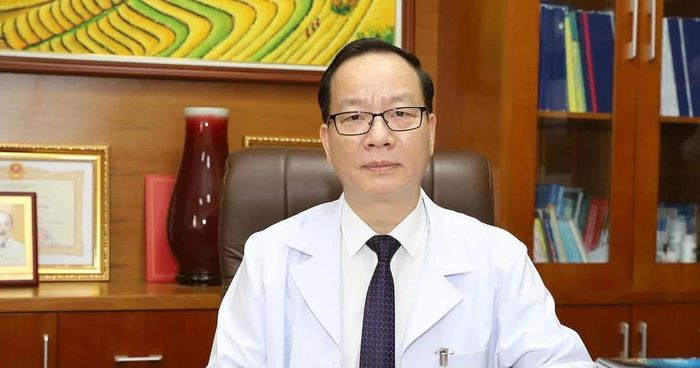 GS.TS Trần Minh Điển, Giám đốc Bệnh viện Nhi Trung ương, Chủ tịch Hội Nhi khoa Việt Nam. NVCC