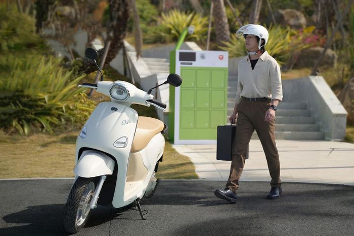  Yadea Osta với kiểu dáng thời trang, phù hợp nữ giới. Ảnh: Yadea. 