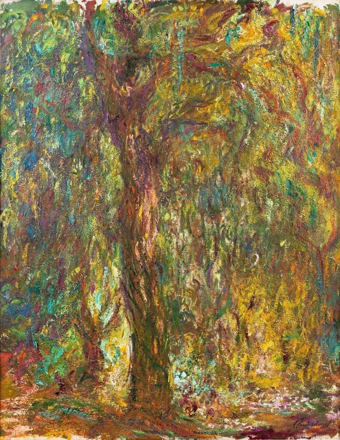  Tác phẩm Saule Pleureur (Cây liễu rủ, 1918-1919) được gõ búa 9,6 triệu euro. Ảnh: Sotheby's. 