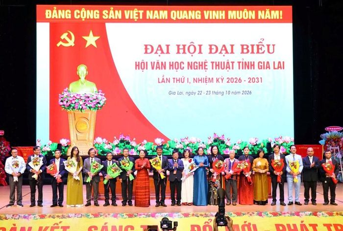 Ra mắt Ban Chấp hành khóa mới Hội VHNT tỉnh Gia Lai lần thứ I, nhiệm kỳ 2026 – 2031