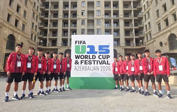 U15 Việt Nam có mặt tại địa điểm tổ chức, sẵn sàng cho giải đấu