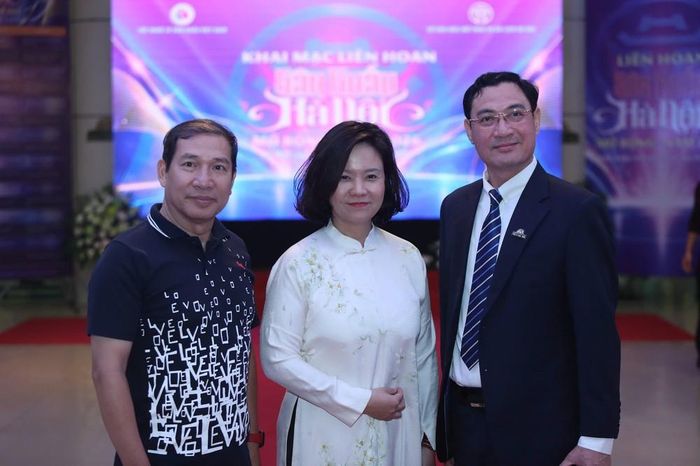 Bà Lê Thị Ánh Mai, Phó Giám đốc Sở Văn hóa, Thể thao và Du lịch Hà Nội, tại lễ khai mạc Liên hoan Sân khấu Hà Nội mở rộng năm 2026