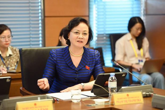 Phó Thủ tướng Phạm Thị Thanh Trà phát biểu thảo luận tại Tổ 15