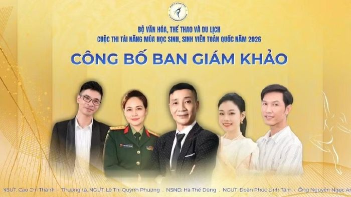 Ban giám khảo cuộc thi. (Ảnh: Ban tổ chức cung cấp)