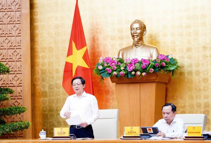 Phó Thủ tướng Hồ Quốc Dũng phát biểu khai mạc hội nghị. (Ảnh: Bộ Khoa học và Công nghệ)