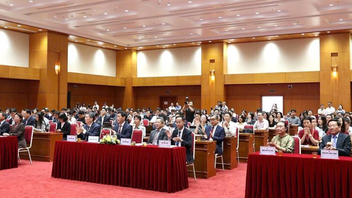 Quang cảnh Hội nghị “Cải cách thể chế, kiến tạo môi trường phát triển”. (Ảnh: CTV)
