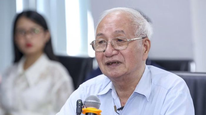 Tiến sĩ, kiến trúc sư Đào Ngọc Nghiêm trao đổi tại tọa đàm. (Ảnh: Ban tổ chức cung cấp)