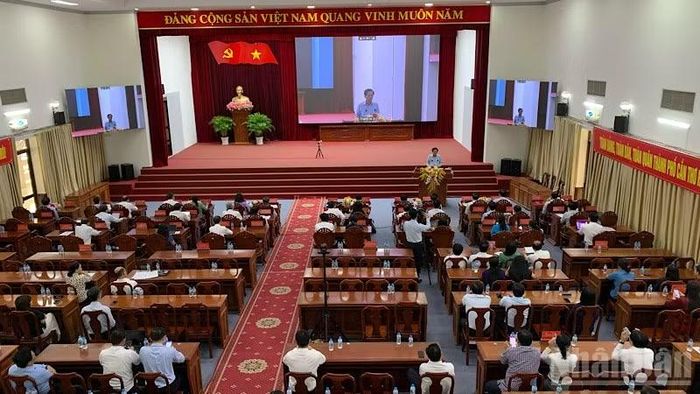 Quang cảnh hội nghị. (Ảnh: THANH TÂM)